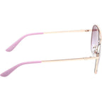 GU00193, Shiny Rose Gold/Violet Gradient Lenses