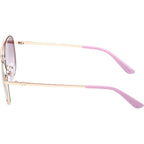 GU00193, Shiny Rose Gold/Violet Gradient Lenses