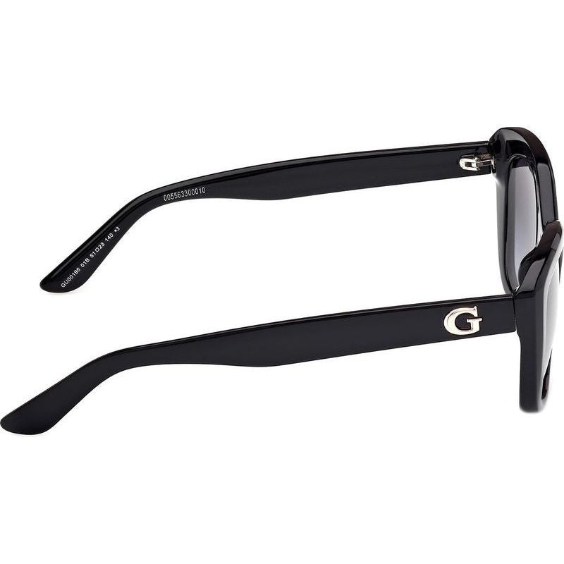 GU00196, Shiny Black/Smoke Gradient Lenses