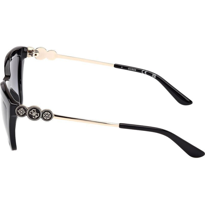 GU00199, Shiny Black/Smoke Gradient Lenses