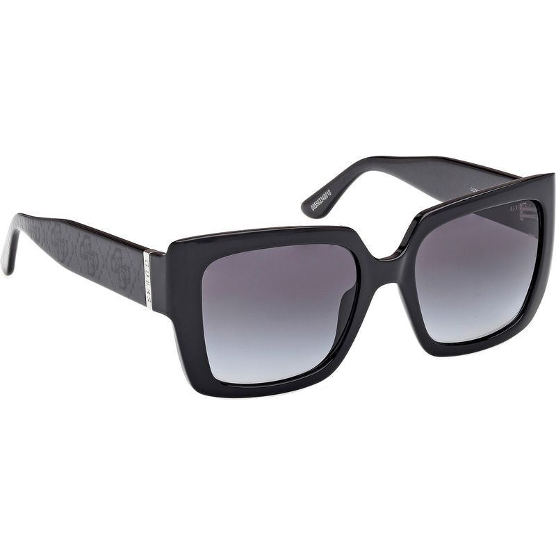 GU00200, Shiny Black and Black Pearl/Smoke Gradient Lenses