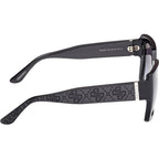 GU00200, Shiny Black and Black Pearl/Smoke Gradient Lenses