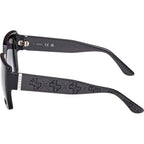 GU00200, Shiny Black and Black Pearl/Smoke Gradient Lenses