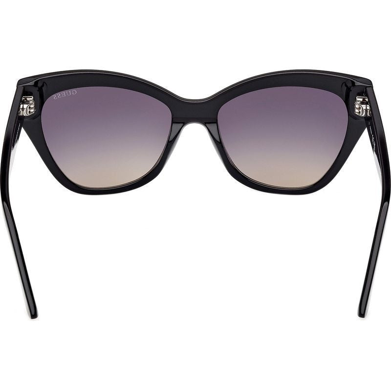 GU00204, Shiny Black/Smoke Gradient Lenses