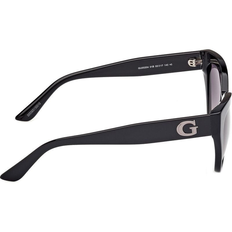 GU00204, Shiny Black/Smoke Gradient Lenses