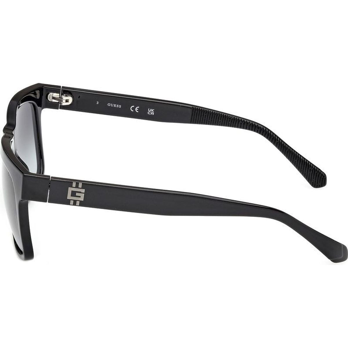 GU00222, Shiny Black/Smoke Gradient Lenses