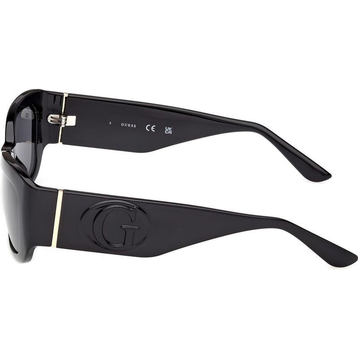 GU00253, Shiny Black/Smoke Lenses