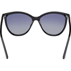 GU00256, Shiny Black/Smoke Polarised Lenses