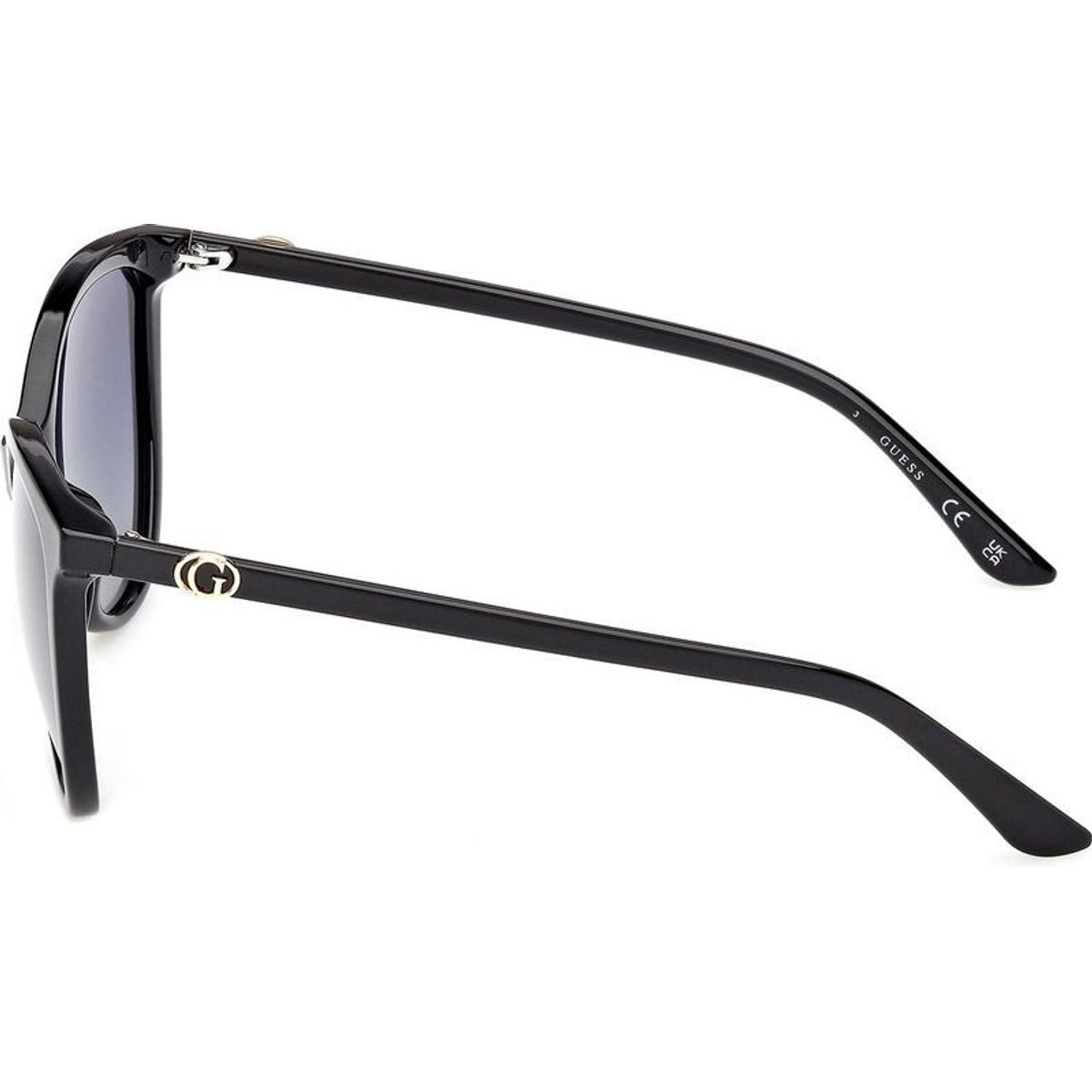 GU00256, Shiny Black/Smoke Polarised Lenses