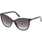GU00256, Shiny Dark Green/Green Gradient Lenses