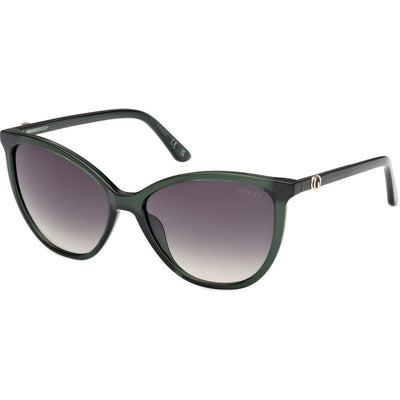 GU00256, Shiny Dark Green/Green Gradient Lenses