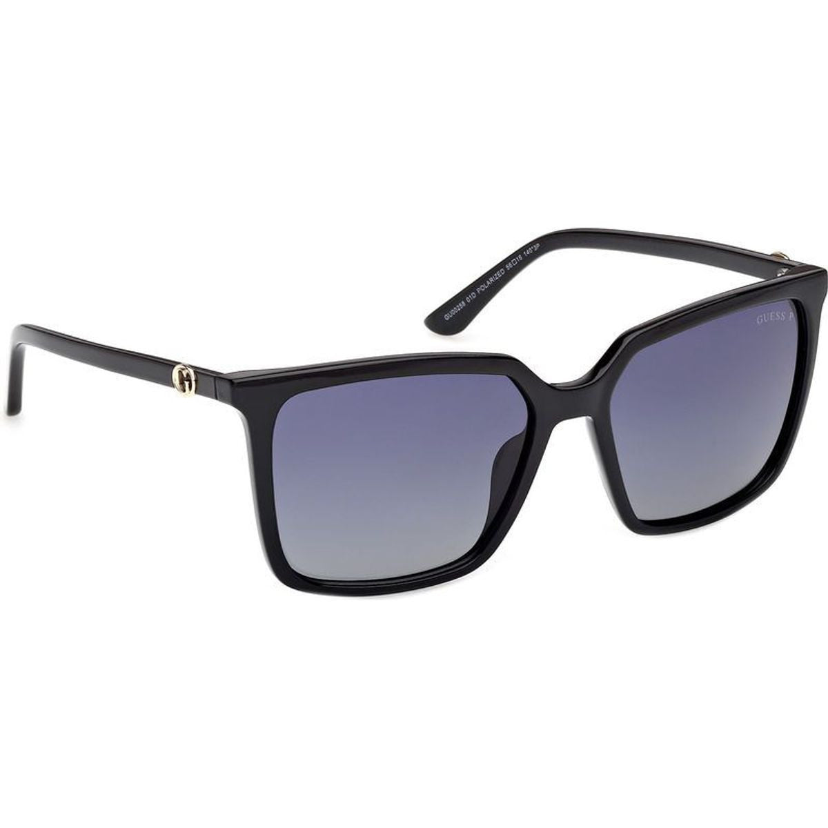 GU00258, Shiny Black/Smoke Polarised Lenses