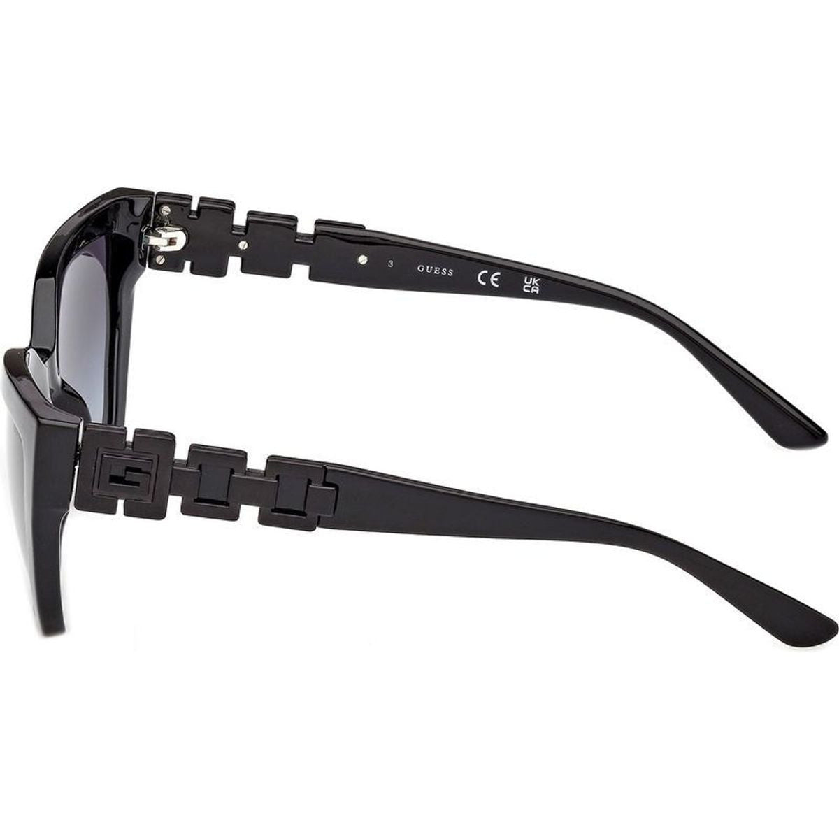 GU00264, Shiny Black/Smoke Gradient Lenses