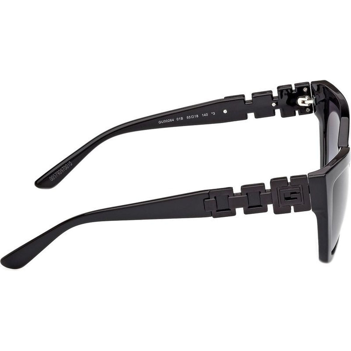 GU00264, Shiny Black/Smoke Gradient Lenses