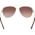 GU00271, Shiny Pale Gold/Brown Gradient Lenses