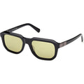 GU00278, Shiny Black/Green Lenses
