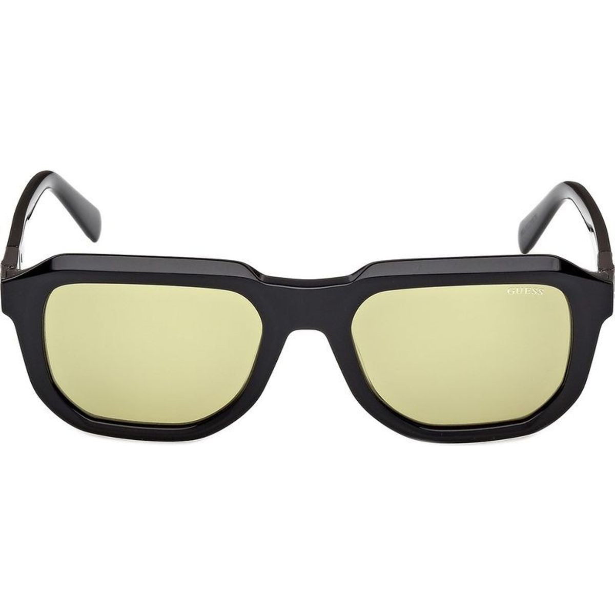 GU00278, Shiny Black/Green Lenses