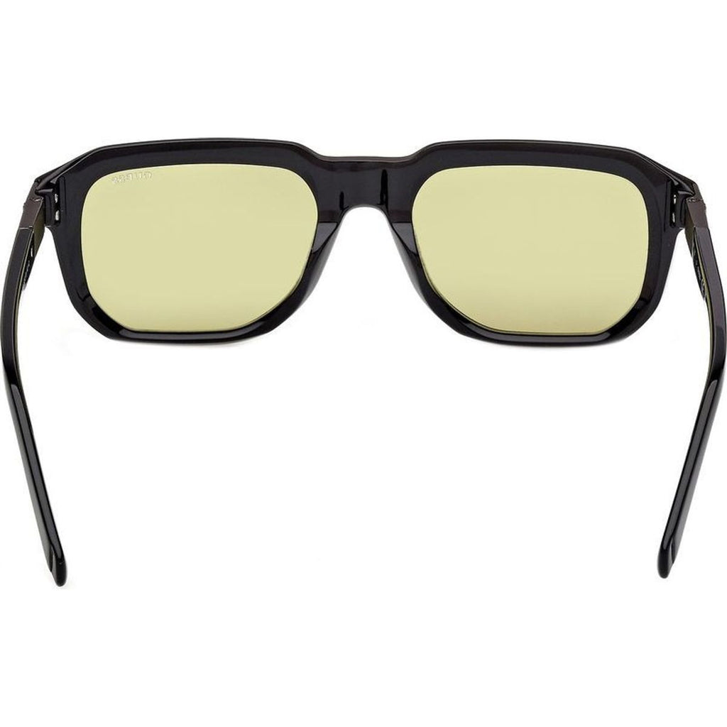 GU00278, Shiny Black/Green Lenses