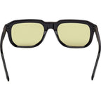 GU00278, Shiny Black/Green Lenses