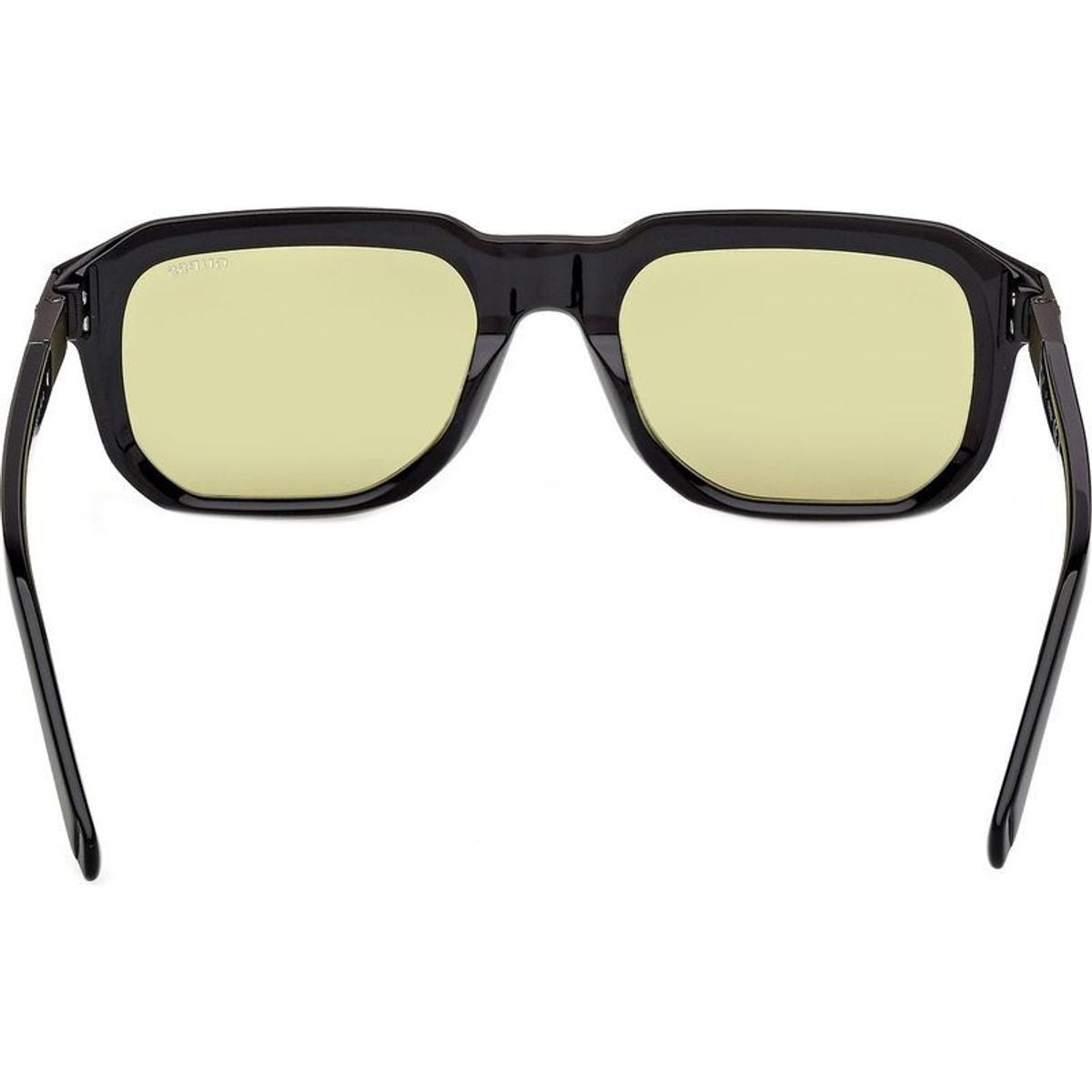 GU00278, Shiny Black/Green Lenses