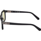 GU00278, Shiny Black/Green Lenses