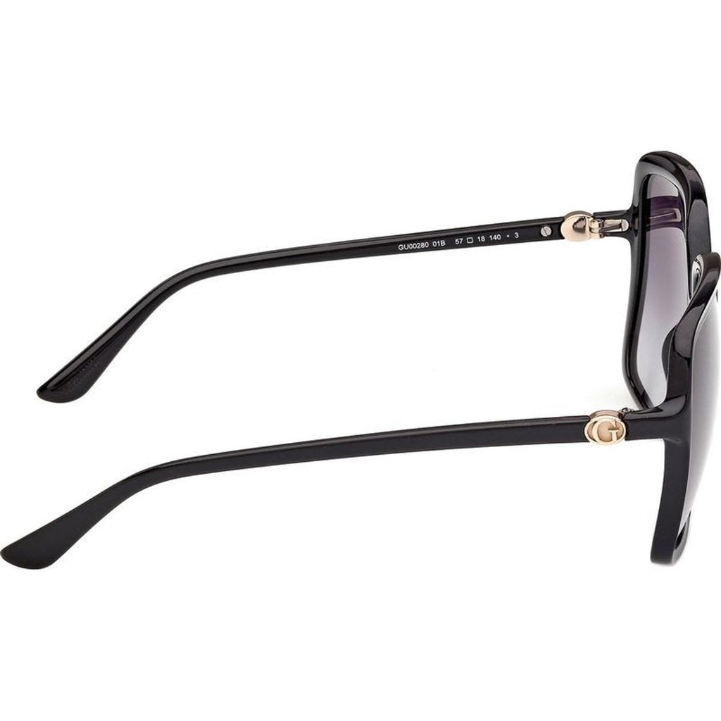 GU00280, Shiny Black/Smoke Gradient Lenses