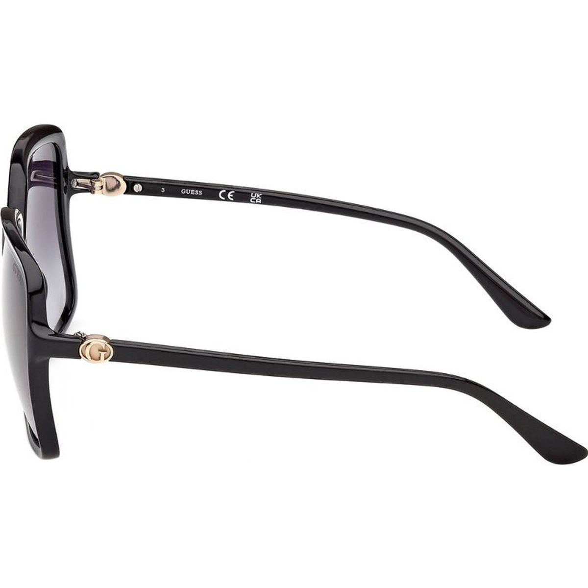 GU00280, Shiny Black/Smoke Gradient Lenses