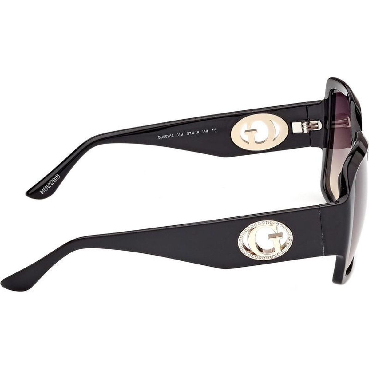 GU00283, Shiny Black/Smoke Gradient Lenses