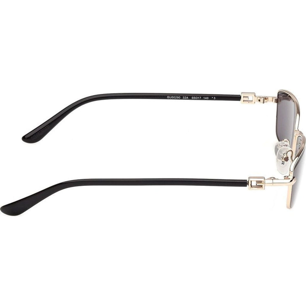 GU00290, Shiny Gold and Black/Smoke Lenses