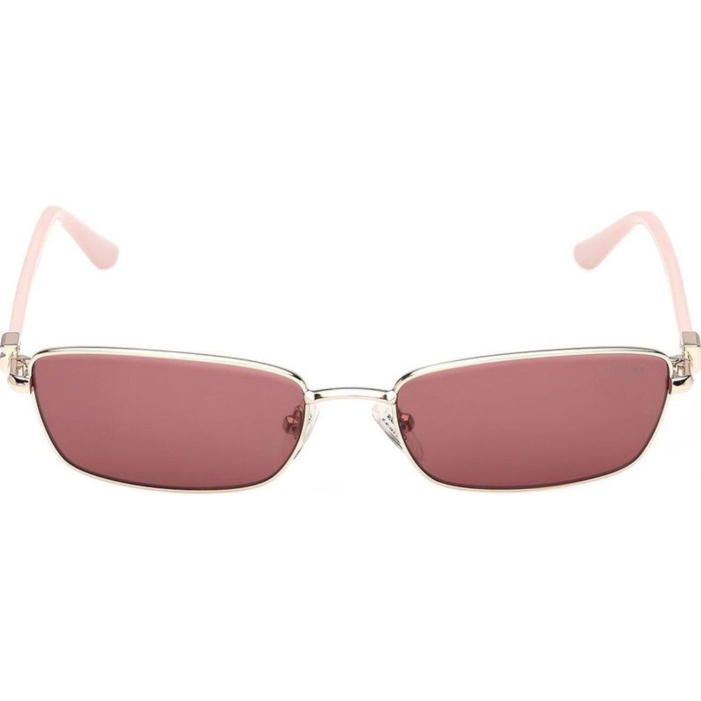 GU00290, Shiny Gold and Light Pink/Bordeaux Lenses