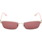 GU00290, Shiny Gold and Light Pink/Bordeaux Lenses