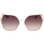 GU7843, Shiny Rose Gold/Brown Gradient Lenses