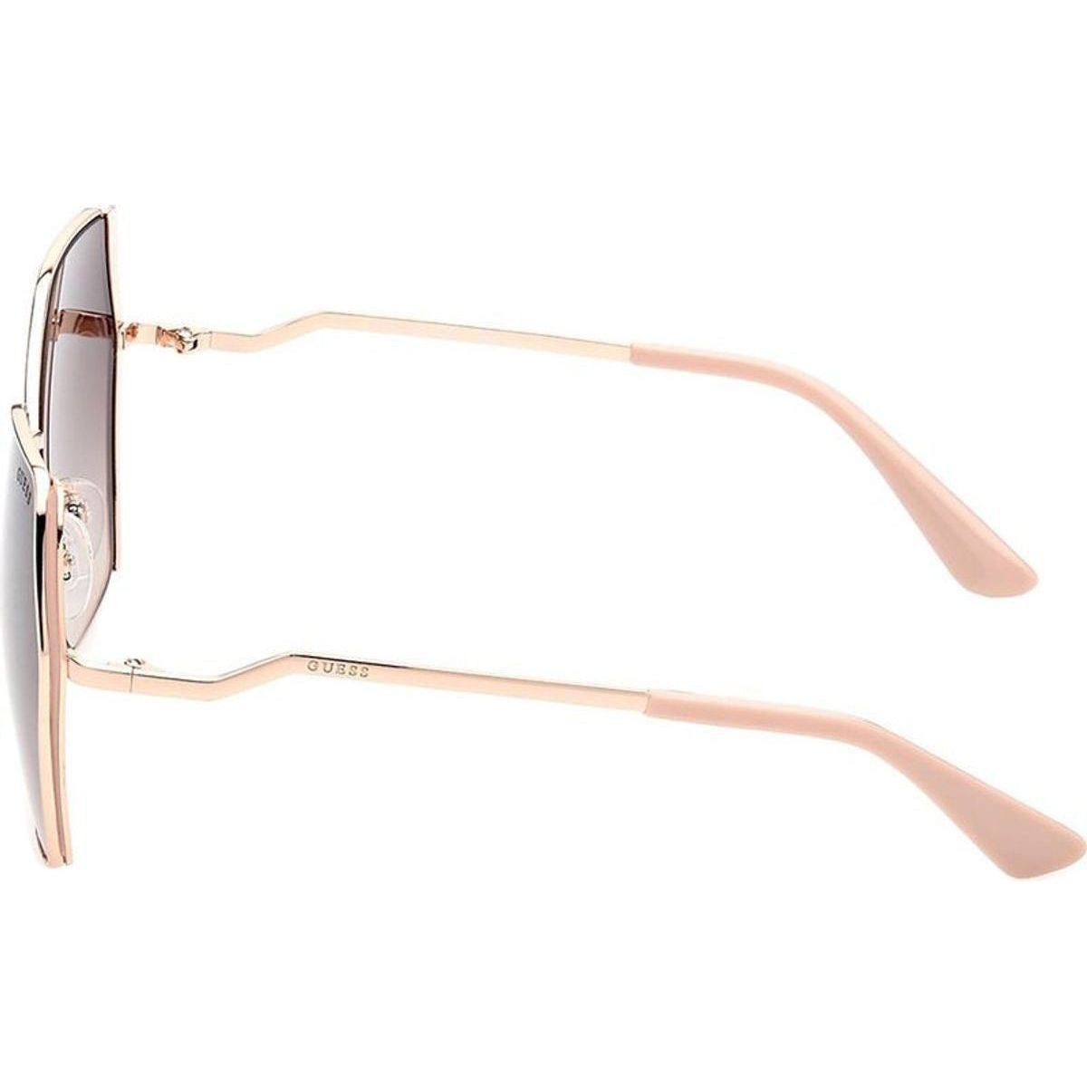GU7843, Shiny Rose Gold/Brown Gradient Lenses
