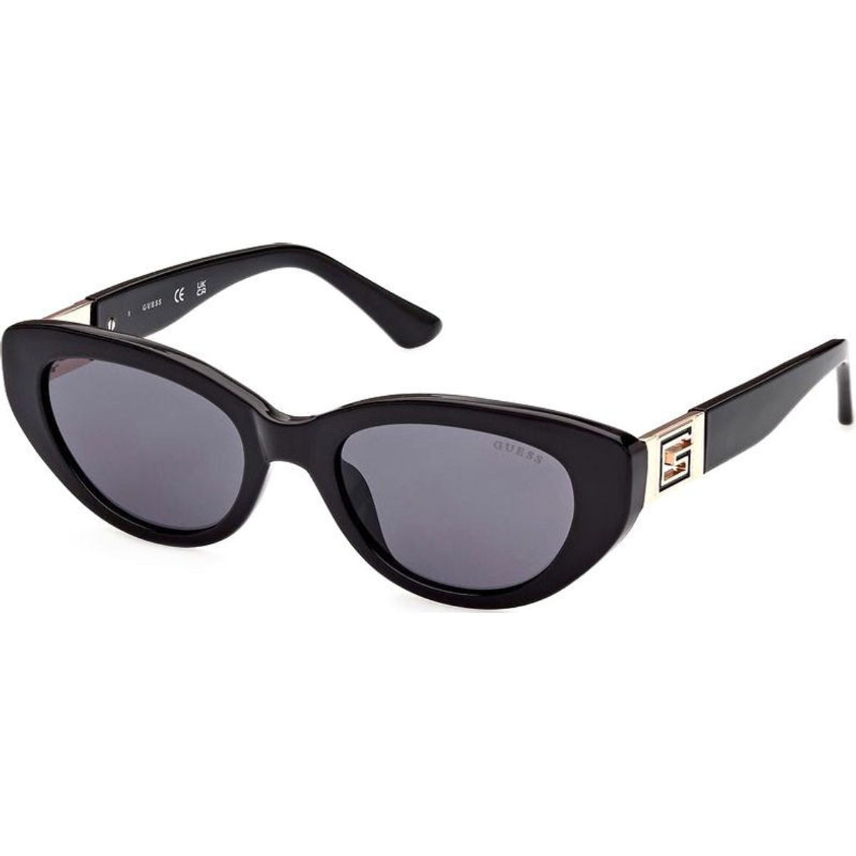 GU7849, Shiny Black/Smoke Lenses