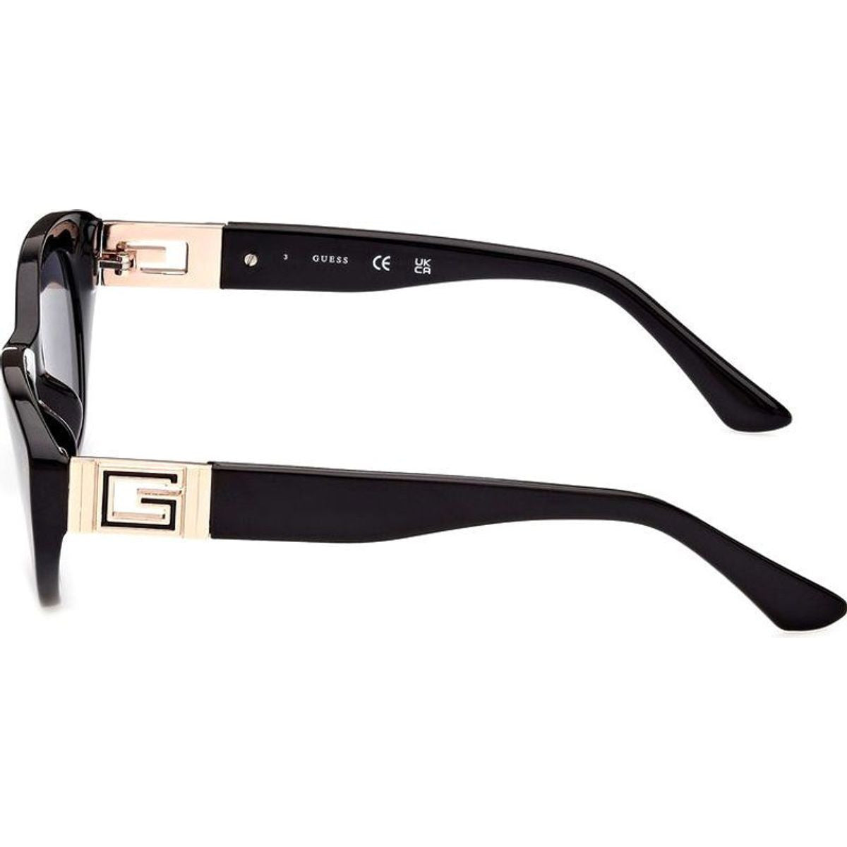 GU7849, Shiny Black/Smoke Lenses