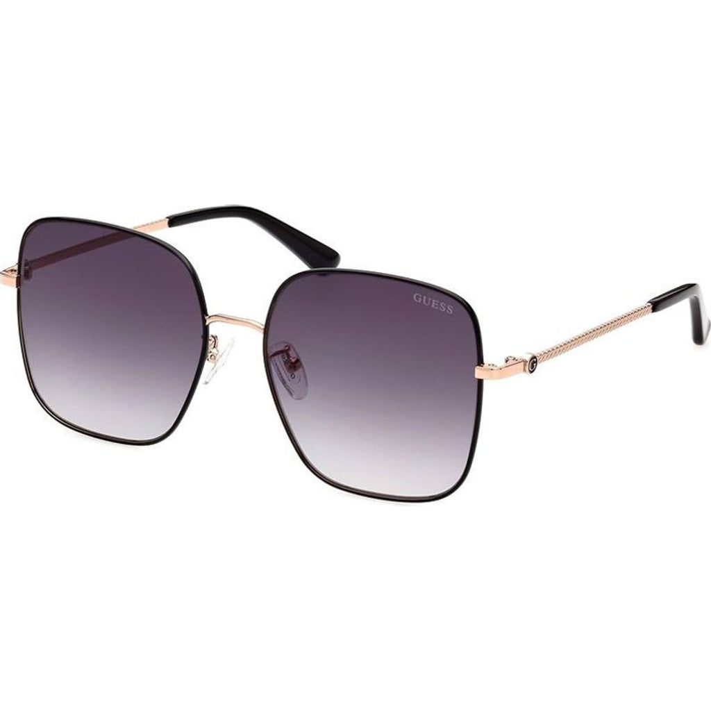 GU7858D, Shiny Rose Gold/Smoke Gradient Lenses