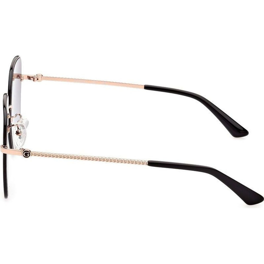 GU7858D, Shiny Rose Gold/Smoke Gradient Lenses