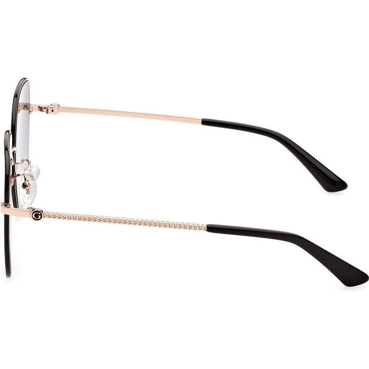 GU7858D, Shiny Rose Gold/Smoke Gradient Lenses
