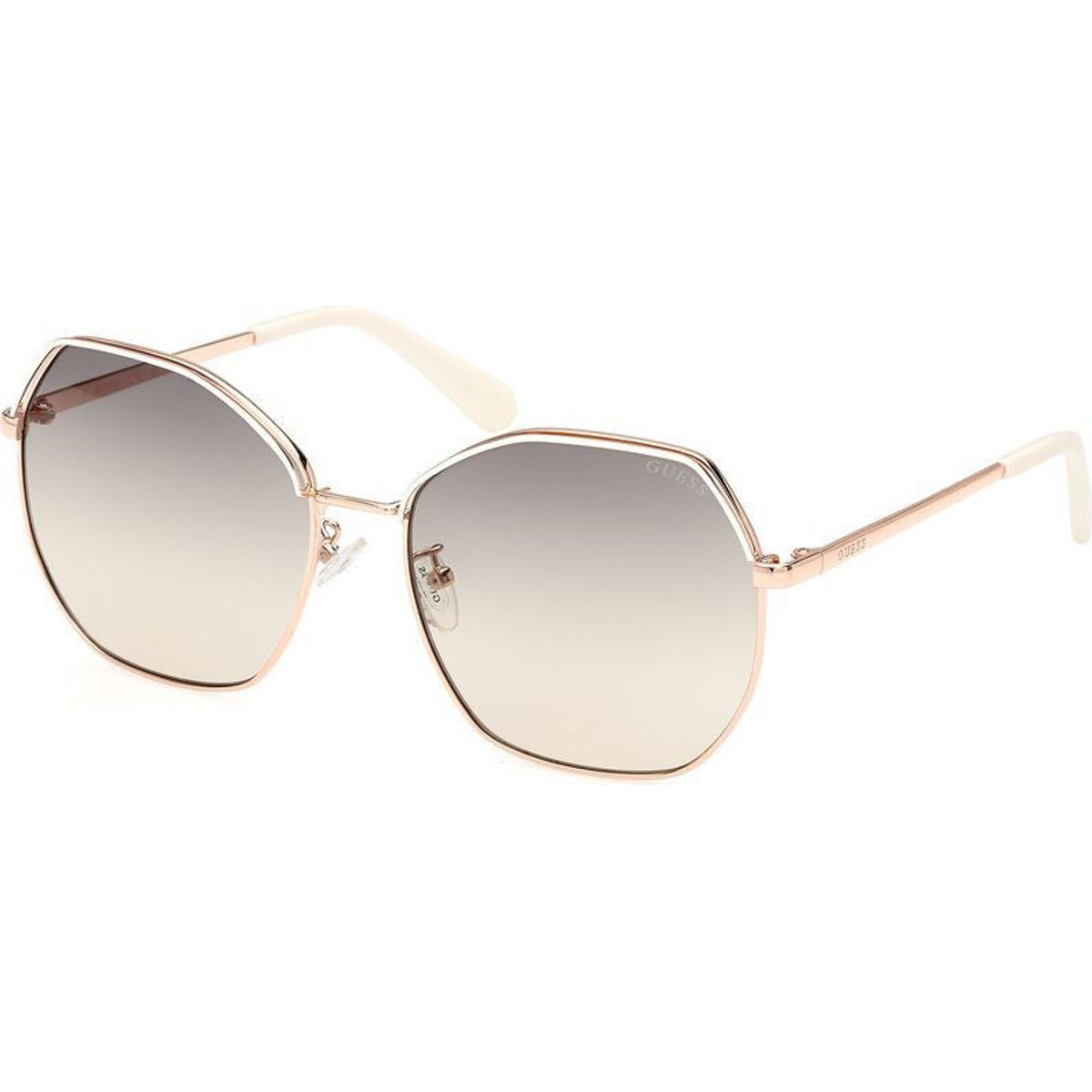 GU7860D, Shiny Rose Gold/Smoke Gradient Lenses