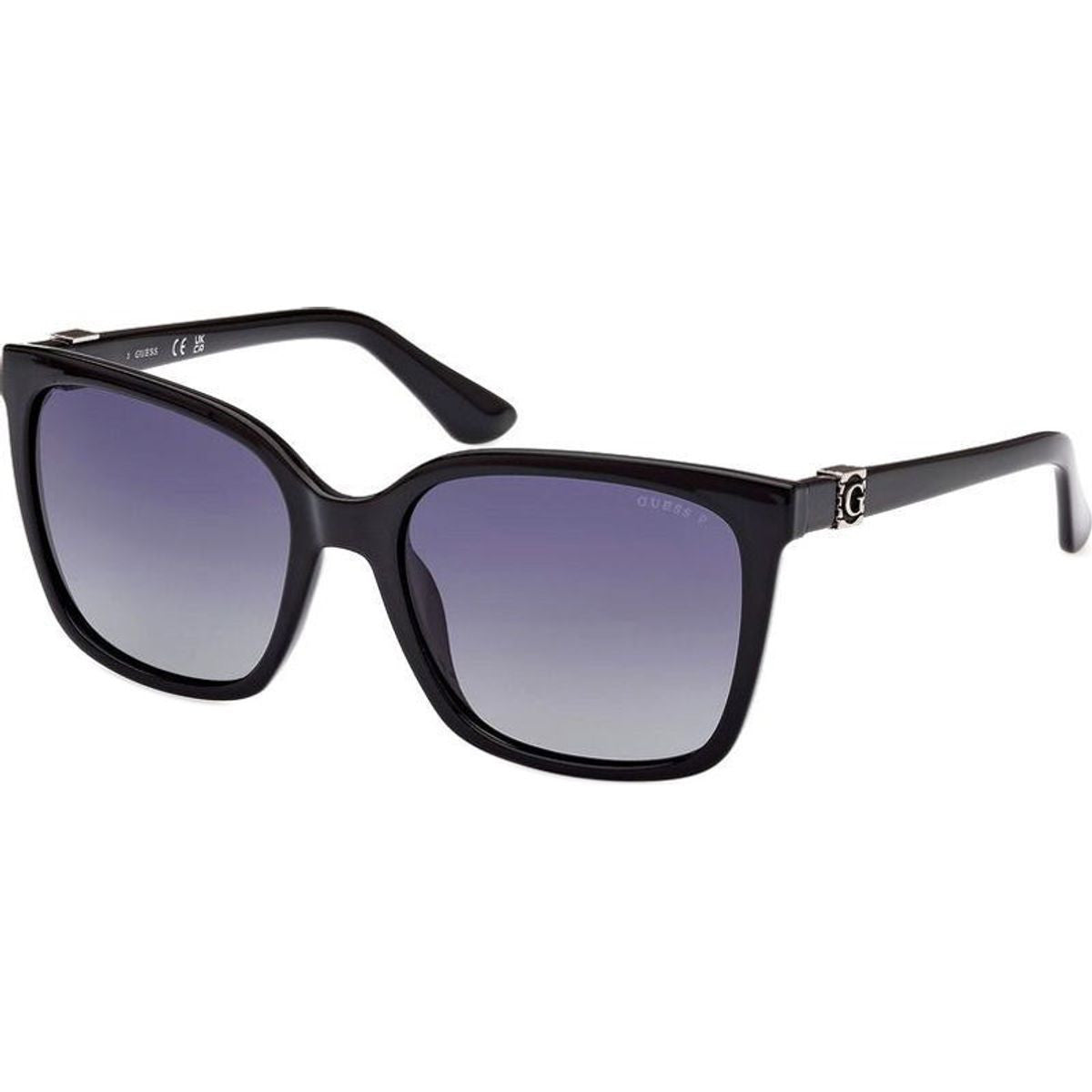 GU7865, Shiny Black/Smoke Gradient Polarised Lenses
