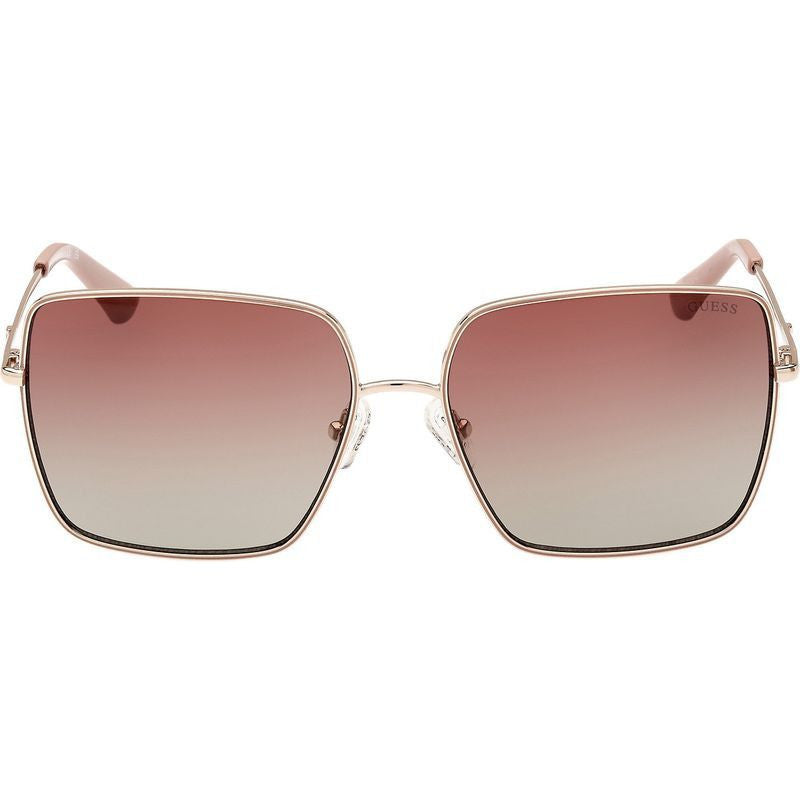 GU7866, Shiny Pale Gold/Bordeaux Gradient Lenses