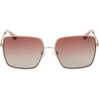 GU7866, Shiny Pale Gold/Bordeaux Gradient Lenses