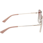 GU7866, Shiny Pale Gold/Bordeaux Gradient Lenses