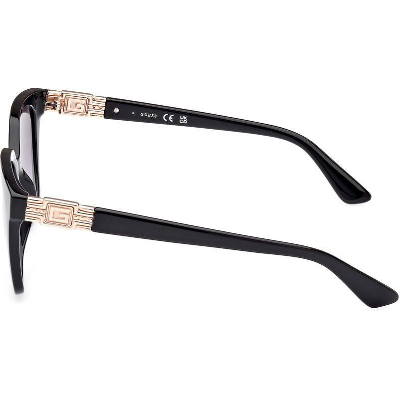 GU7870, Shiny Black/Smoke Gradient Lenses