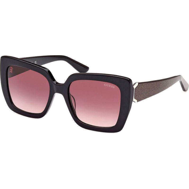 GU7889, Shiny Black/Bordeaux Gradient Lenses