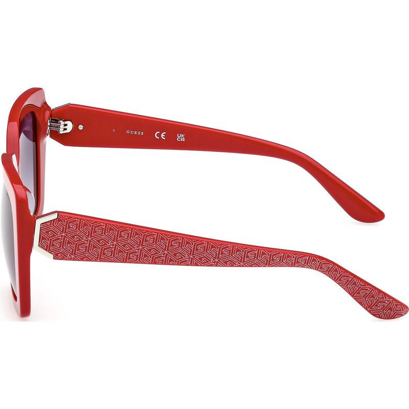 GU7889, Shiny Bordeaux/Smoke Gradient Lenses