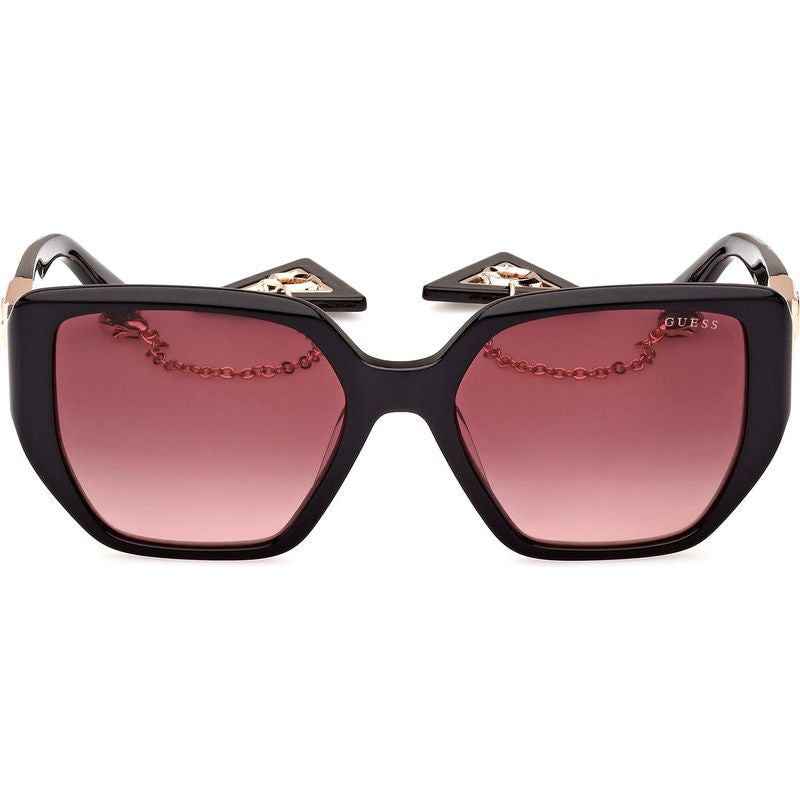 GU7892, Shiny Black/Bordeaux Gradient Lenses