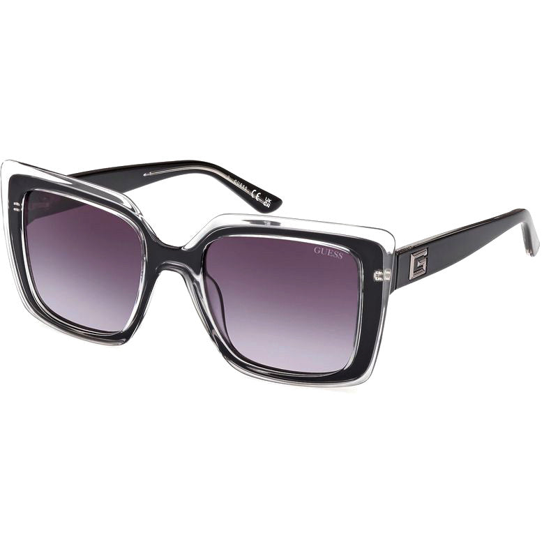 GU7908, Black Transparent/Smoke Gradient Lenses