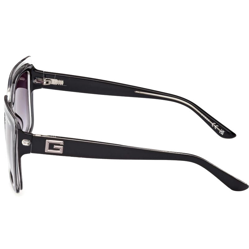 GU7908, Black Transparent/Smoke Gradient Lenses