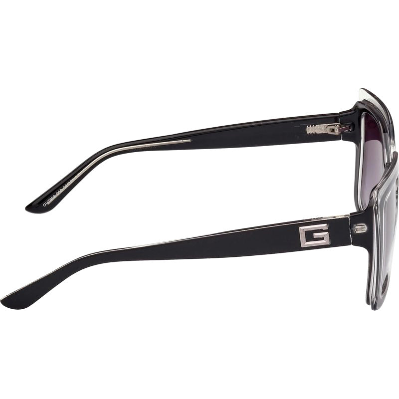 GU7908, Black Transparent/Smoke Gradient Lenses